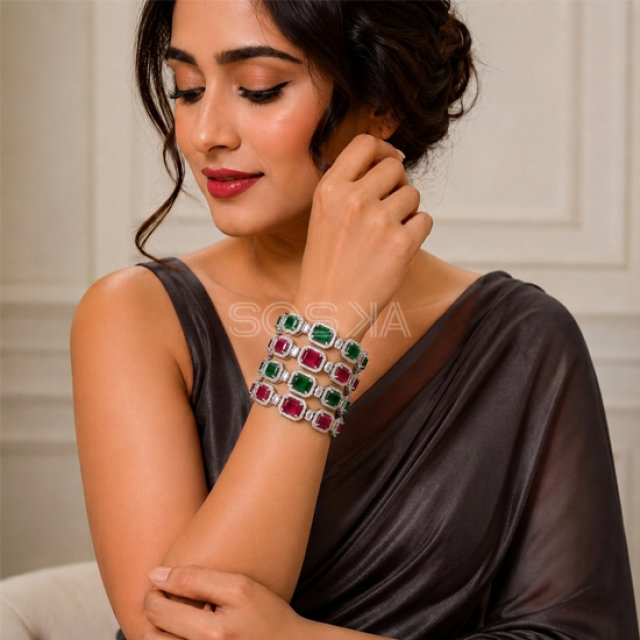 Multicolour Stone Bangles